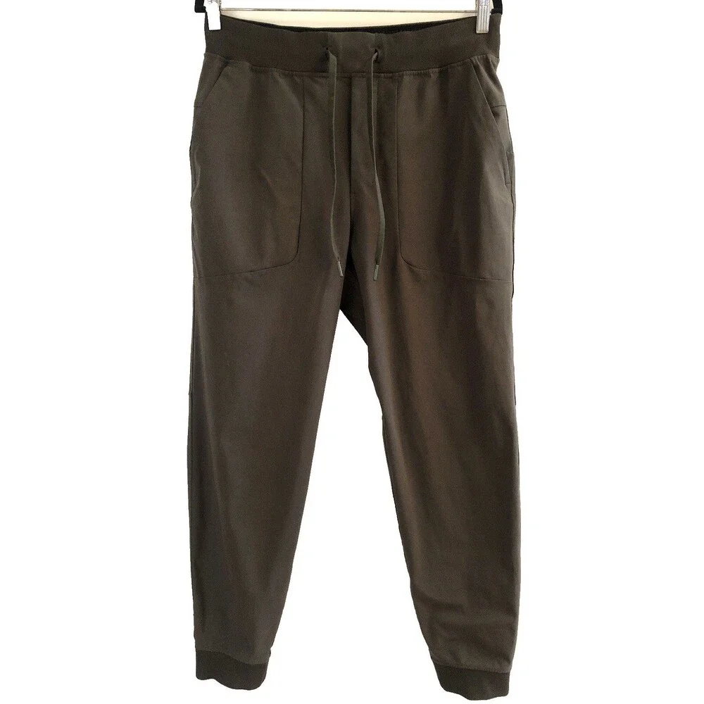 Lululemon ABC Jogger Warpstreme Mens Large Dark Olive Green M5A85S